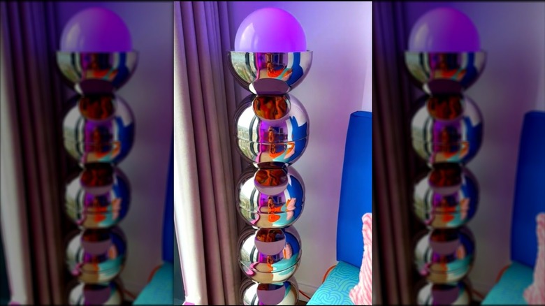 Lamp made from salad bowls and an IKEA FADO lamp