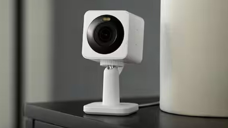 Close-up of the discounted Wyse security camera