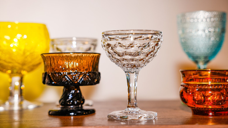 Vintage trunk beside white couch