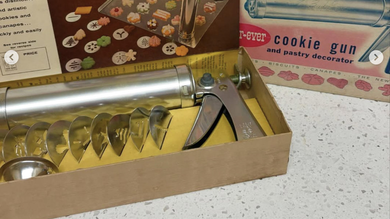 Vintage cookie gun