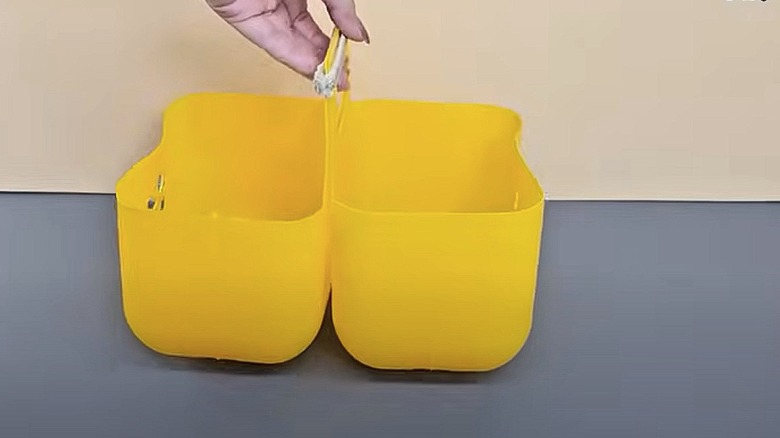 Caddy made from 2 plastic bottles