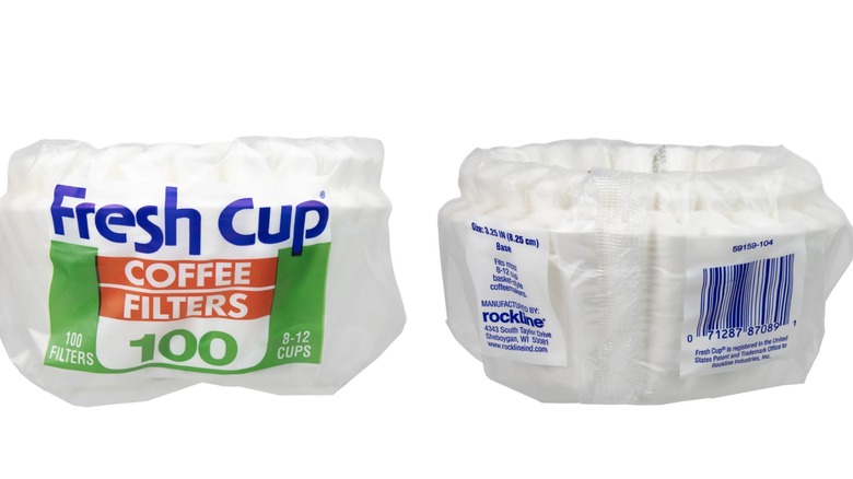 100 pack coffee filters from Dollar Tree