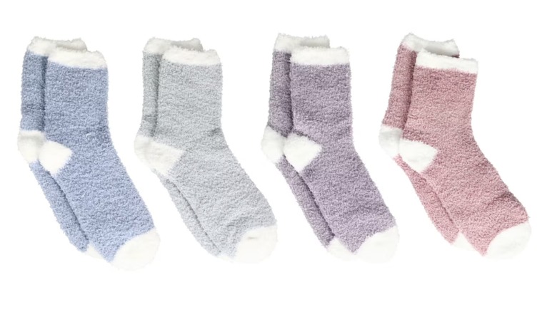 Snugadoo adult-size soft socks at Dollar Tree