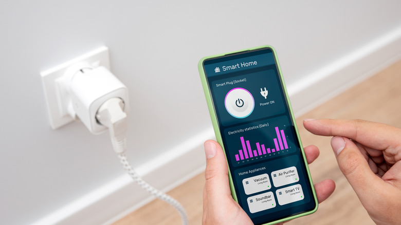 Using a smart plug to manage power usage