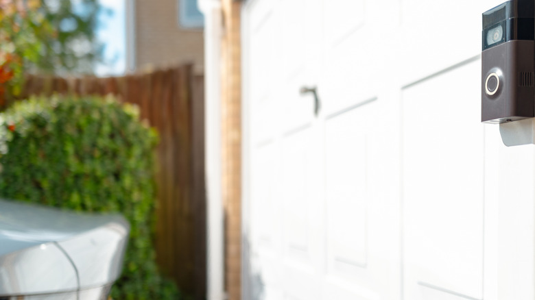 Wireless doorbell with integral camera