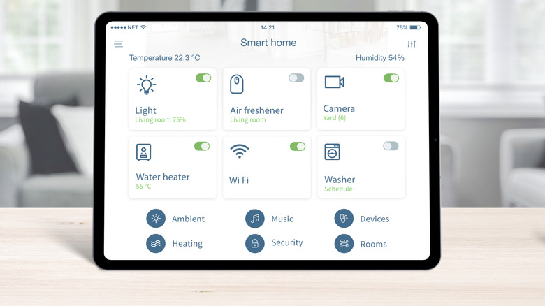 Controller for a smart home hub