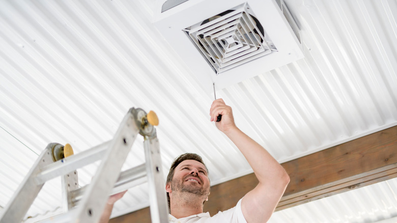 Installing a heater in a garage