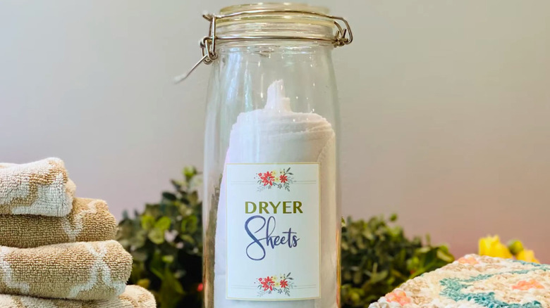 Making reusable dryer sheets with towels