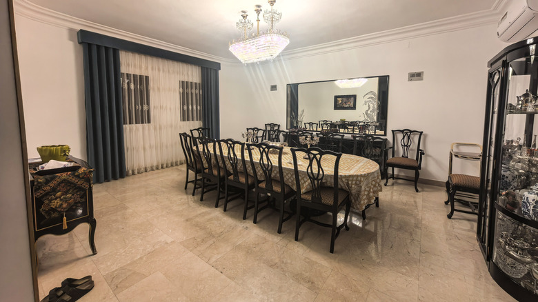 Exceptionally matchy dining room furniture