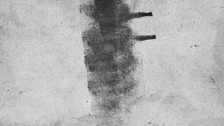 tire stain on garage floor