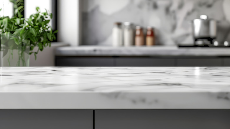 Marble countertop