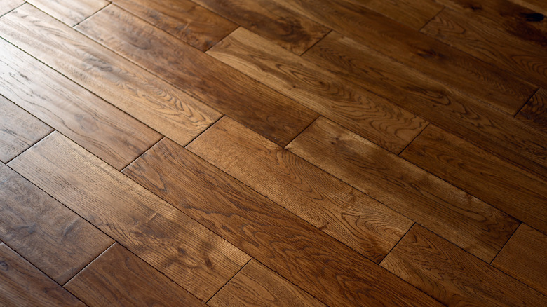 Close up of hardwood floors