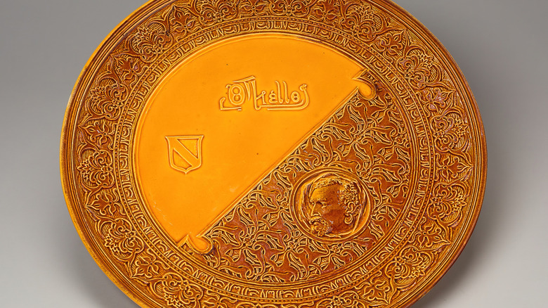 Shakespeare-inspired Rookwood pottery plate