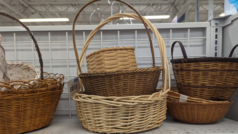 Thrift store shelves