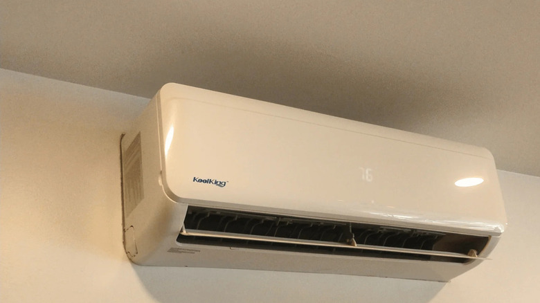 a Kool King wall-mounted heat pump