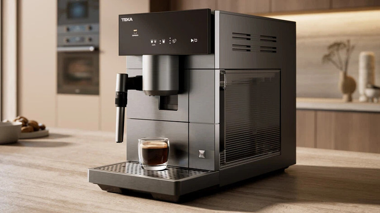 a Tek coffee machine