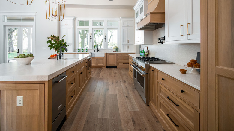 Custom kitchen in a new luxury home