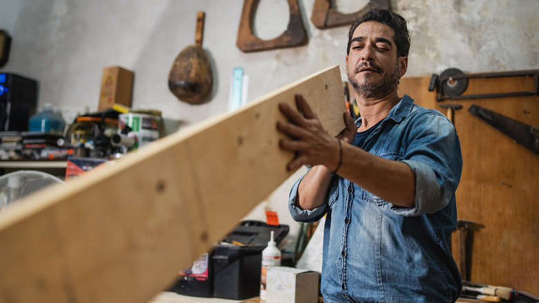 Checking a board for twist or other distortion