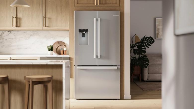 Bosch B36CD52SNS refrigerator in modern kitchen