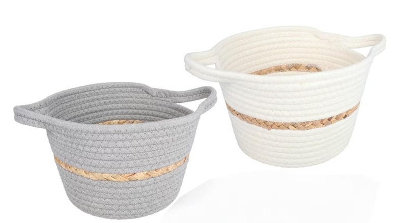 Woven Cotton baskets