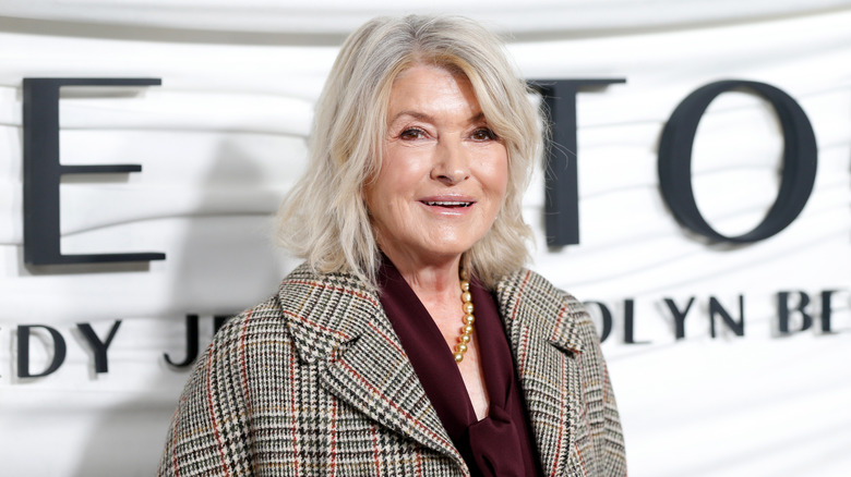 Martha Stewart smiling at an event