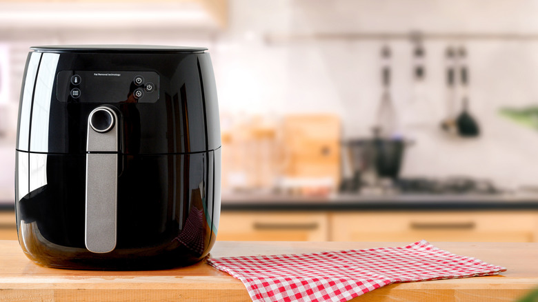 Air fryer on kitchen counter