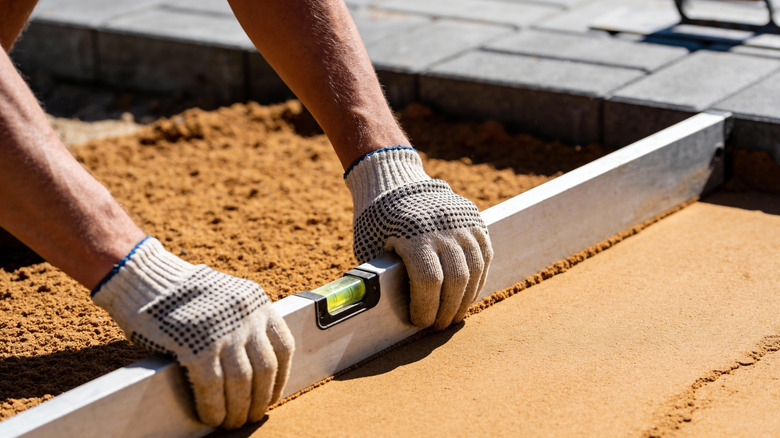 Close up of gravel aggregate