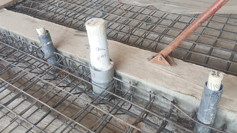 Plumbing waste lines are best added before concrete is poured