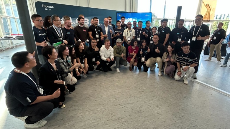 Group gathered at the Global Connect event