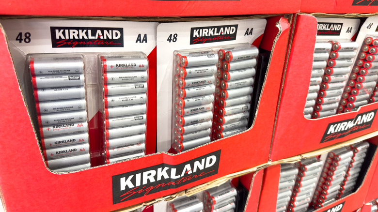 Kirkland AA batteries at Costco