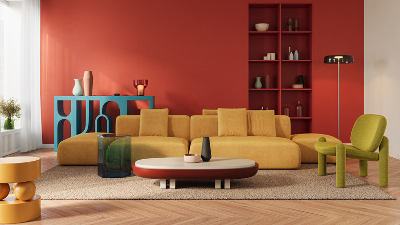 Colorful living room