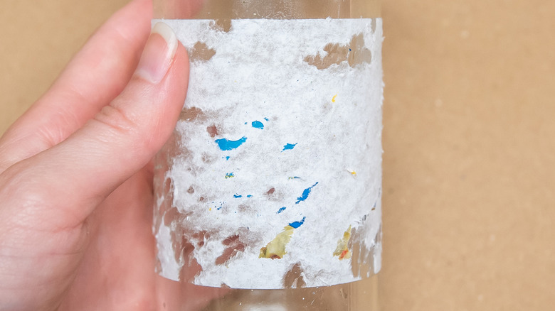 stubborn adhesive residue on glass