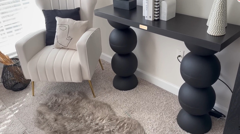 DIY table made from IKEA bowls