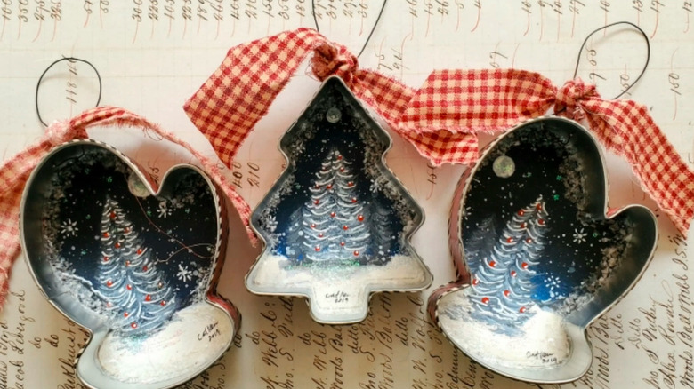 ornaments made from cookie cutters
