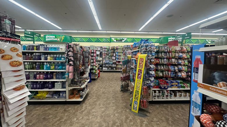 Interior of a Dollar Tree store