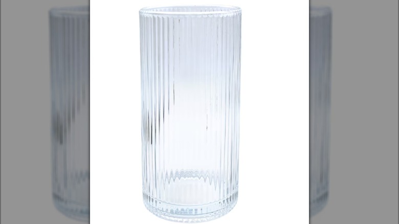 17 inch etched highball glass from dollar tree
