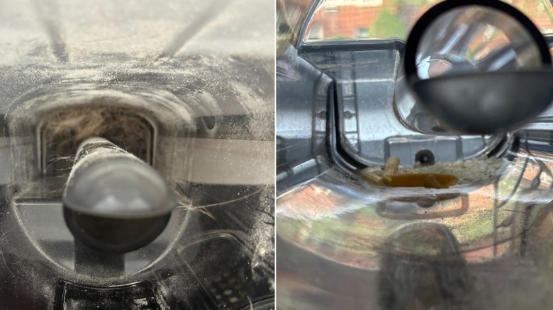 Dreame Aero Ultra Steam wet dry vacuum waste tank with dry debris