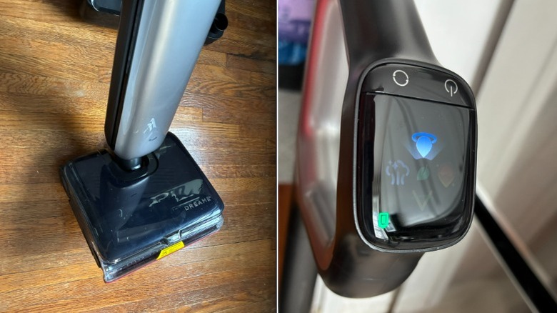 Dreame Aero Ultra Steam wet dry vacuum LED display control
