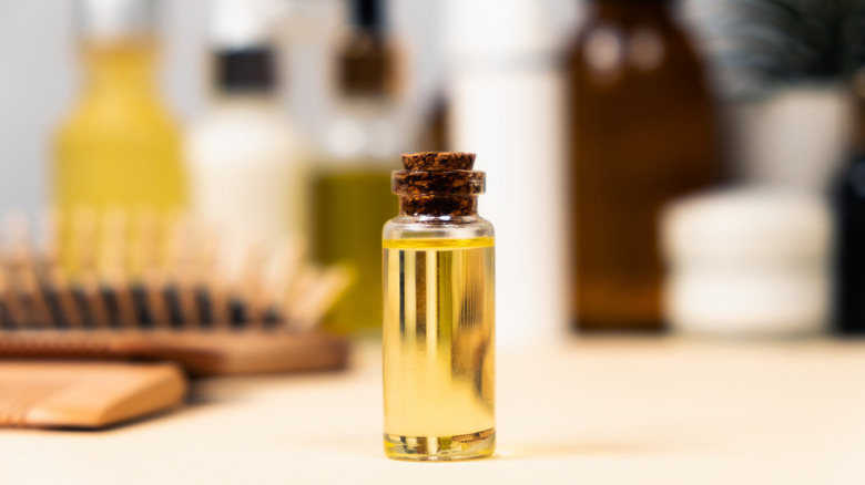 Small bottle of tea tree oil