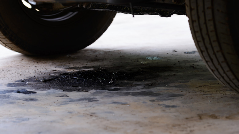 Erase Fresh Oil Stains From Concrete With This Household Staple