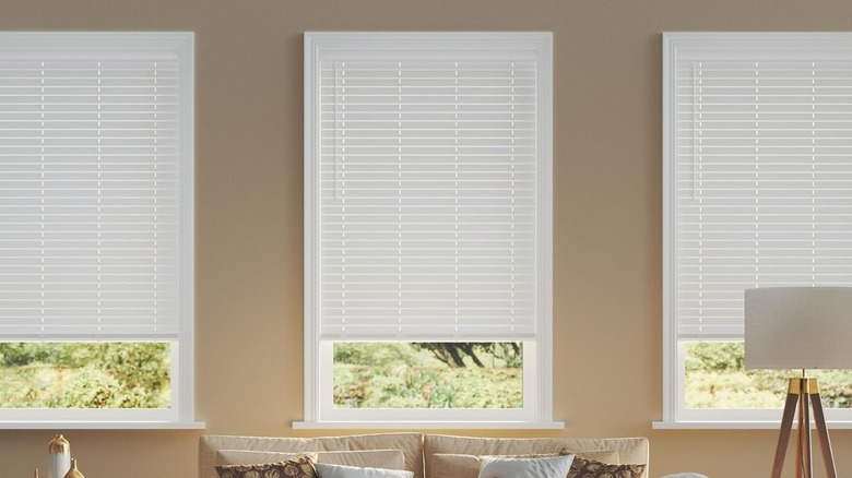 Lumino Flat Slat Faux Wood Blinds
