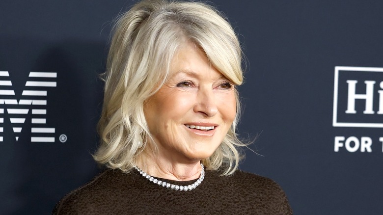 Martha Stewart smiling on red carpet at event