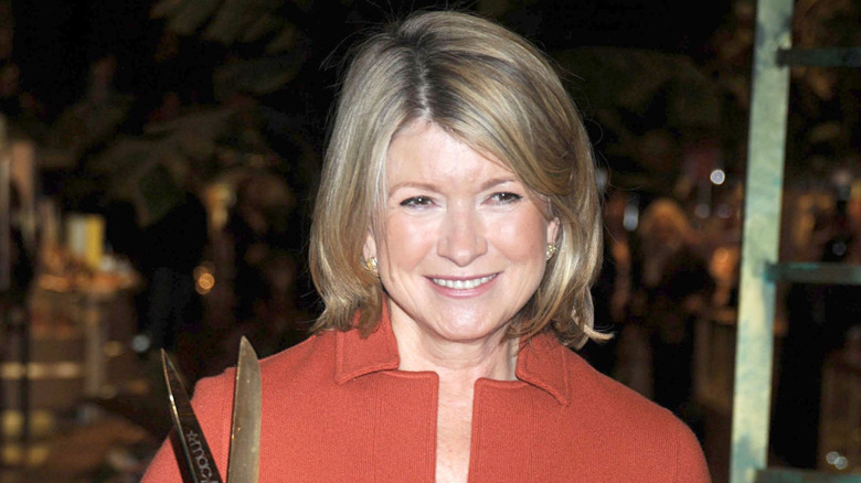 Martha Stewart with pruning shears