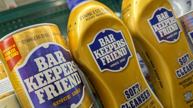 Bar Keeper's Friend containers