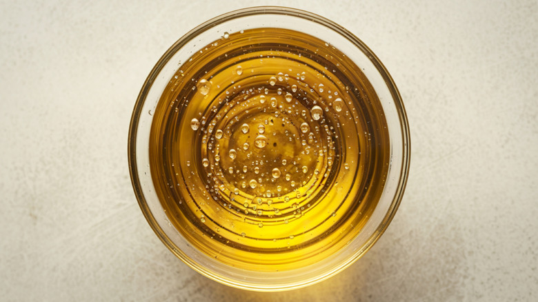 Small bowl of cooking oil