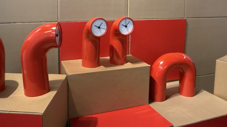 IKEA PS 2026 Collection's red submarine clocks