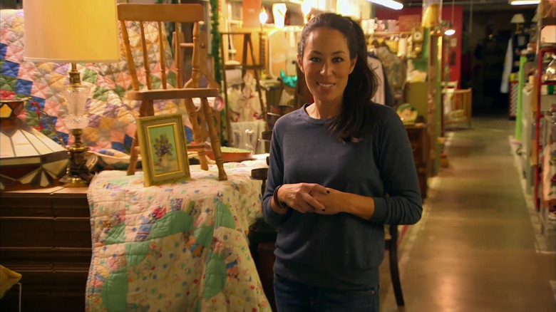 Joanna Gaines in a thrift store
