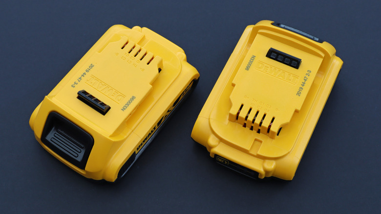 DeWalt cordless tool batteries
