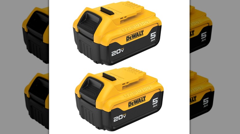 Set of two DeWalt batteries on sale at Lowe's