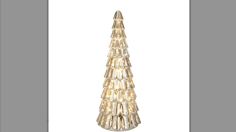 Michaels Gold Lighted Glass Tree